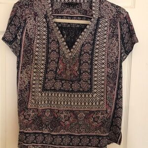 Floral Patterned Women's Top